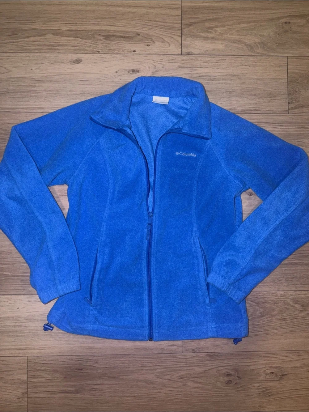 Columbia Bright Blue Full-Zip Fleece Jacket